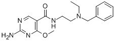 2-Amino-N-(2-(benzylethylamino)ethyl)-4-methoxy-5-pyrimidinecarboxamid e CAS#: 72412-38-5