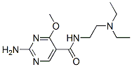 2-Amino-N-[2-(diethylamino)ethyl]-4-methoxy-5-pyrimidinecarboxamide CAS#: 72429-53-9