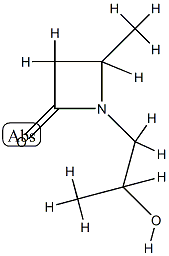 2-Azetidinone,1-(2-hydroxypropyl)-4-methyl-(9CI) CAS#: 727739-38-0
