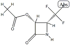 2-Azetidinone,3-(acetyloxy)-4-(trifluoromethyl)-,(3R,4R)-rel-(9CI) CAS#: 740802-63-5