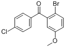 2-BROMO-4'-CHLORO-5-METHOXYBENZOPHENONE CAS#: 746651-89-8