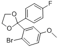 2-BROMO-4'FLUORO-5-METHOXYBENZOPHENONE ETHYLENE KETAL CAS#: 760192-89-0