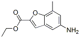 2-Benzofurancarboxylicacid,5-amino-7-methyl-,ethylester(9CI) CAS#: 791054-53-0