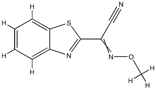 2-Benzothiazoleacetonitrile,alpha-(methoxyimino)-(9CI) CAS#: 75408-07-0