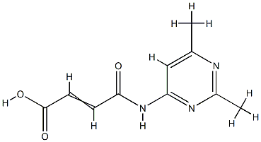 2-Butenoicacid,4-[(2,6-dimethyl-4-pyrimidinyl)amino]-4-oxo-(9CI) CAS#: 797781-10-3