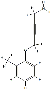2-Butyn-1-amine,4-(2-methylphenoxy)-(9CI) CAS#: 764709-90-2