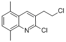 2-CHLORO-3-(2-CHLOROETHYL)-5,8-DIMETHYLQUINOLINE CAS#: 73930-69-5