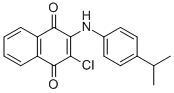 2-CHLORO-3-(4-ISOPROPYLANILINO)NAPHTHOQUINONE CAS#: 763130-56-9