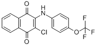 2-CHLORO-3-[4-(TRIFLUOROMETHOXY)ANILINO]NAPHTHOQUINONE CAS#: 763130-52-5