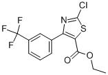 2-CHLORO-4-[3-(TRIFLUOROMETHYL)PHENYL]-5-THIAZOLECARBOXYLIC ACID ETHYL ESTER CAS#: 74476-49-6
