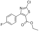 2-CHLORO-4-(4-FLUOROPHENYL)-5-THIAZOLECARBOXYLIC ACID ETHYL ESTER CAS#: 74476-51-0