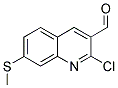 2-CHLORO-7-METHYLSULFANYL-QUINOLINE-3-CARBALDEHYDE CAS#: 73568-30-6