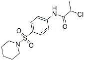 2-CHLORO-N-[4-(PIPERIDIN-1-YLSULFONYL)PHENYL]PROPANAMIDE CAS#: 743444-26-0
