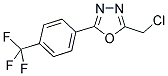 2-(CHLOROMETHYL)-5-[4-(TRIFLUOROMETHYL)PHENYL]-1,3,4-OXADIAZOLE CAS#: 753479-67-3