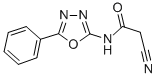 2-Cyano-N-(5-phenyl-1,3,4-oxadiazol-2-yl)acetamide CAS#: 73720-15-7
