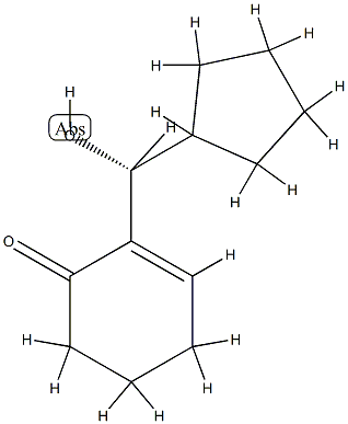 2-Cyclohexen-1-one,2-[(R)-cyclopentylhydroxymethyl]-(9CI) CAS#: 743458-77-7