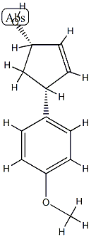 2-Cyclopenten-1-ol,4-(4-methoxyphenyl)-,(1R,4S)-rel-(9CI) CAS#: 705943-29-9