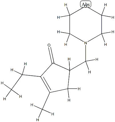 2-Cyclopenten-1-one,2-ethyl-3-methyl-5-(4-morpholinylmethyl)-(9CI) CAS#: 775225-37-1