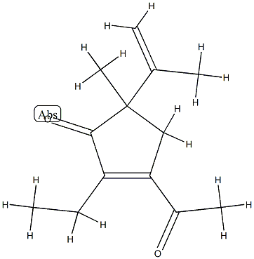 2-Cyclopenten-1-one,3-acetyl-2-ethyl-5-methyl-5-(1-methylethenyl)-(9CI) CAS#: 741694-90-6