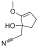 2-Cyclopentene-1-acetonitrile, 1-hydroxy-2-methoxy- (9CI) CAS#: 750557-62-1