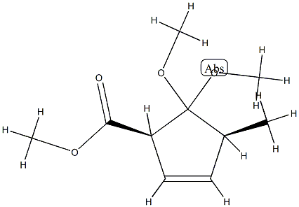 2-Cyclopentene-1-carboxylicacid,5,5-dimethoxy-4-methyl-,methylester,(1R,4S)-rel-(9CI) CAS#: 757231-60-0
