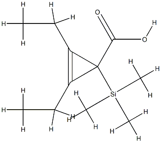 2-Cyclopropene-1-carboxylicacid,2,3-diethyl-1-(trimethylsilyl)-(9CI) CAS#: 736137-14-7