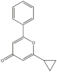 2-Cyclopropyl-6-phenyl-4H-pyran-4-one CAS#: 76209-47-7