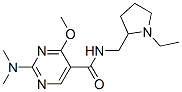 2-(Dimethylamino)-N-[(1-ethyl-2-pyrrolidinyl)methyl]-4-methoxy-5-pyrimidinecarboxamide CAS#: 72418-37-2
