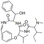 2-Dimethylamino-N-[7-(hydroxyphenylmethyl)-3-(1-methylethyl)-5,8-dioxo-2-oxa-6,9-diazabicyclo[10.2.2]hexadeca-1(14),10,12,15-tetren-4-yl]-3-methylpentanamide CAS#: 72047-69-9