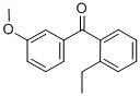 2-ETHYL-3'-METHOXYBENZOPHENONE CAS#: 750633-65-9