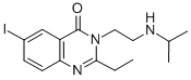 2-Ethyl-6-iodo-3-(2-((1-methylethyl)amino)ethyl)-4(3H)-quinazolinone CAS#: 77301-01-0