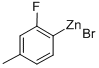 2-FLUORO-4-METHYLPHENYLZINC BROMIDE CAS#: 737797-14-7