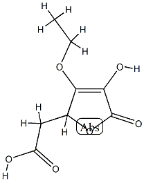 2-Furanaceticacid,3-ethoxy-2,5-dihydro-4-hydroxy-5-oxo-,rel-(-)-(9CI) CAS#: 794567-78-5