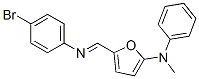 2-Furanamine,  5-[[(4-bromophenyl)imino]methyl]-N-methyl-N-phenyl- CAS#: 763864-63-7
