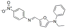 2-Furanamine,  N-ethyl-5-[[(4-nitrophenyl)imino]methyl]-N-phenyl- CAS#: 741613-82-1