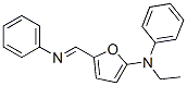 2-Furanamine,  N-ethyl-N-phenyl-5-[(phenylimino)methyl]- CAS#: 734475-60-6