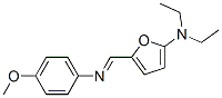 2-Furanamine,  N,N-diethyl-5-[[(4-methoxyphenyl)imino]methyl]- CAS#: 736078-44-7
