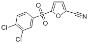 2-Furancarbonitrile, 5-((3,4-dichlorophenyl)sulfonyl)- CAS#: 75745-62-9