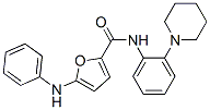 2-Furancarboxamide,  5-(phenylamino)-N-[2-(1-piperidinyl)phenyl]- CAS#: 791587-71-8