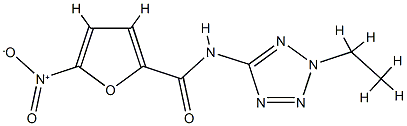2-Furancarboxamide,N-(2-ethyl-2H-tetrazol-5-yl)-5-nitro-(9CI) CAS#: 709004-62-6