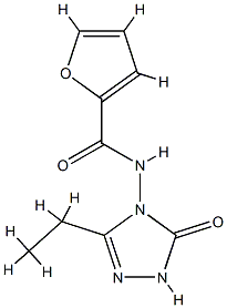 2-Furancarboxamide,N-(3-ethyl-1,5-dihydro-5-oxo-4H-1,2,4-triazol-4-yl)-(9CI) CAS#: 742104-30-9
