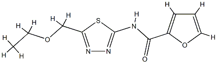2-Furancarboxamide,N-[5-(ethoxymethyl)-1,3,4-thiadiazol-2-yl]-(9CI) CAS#: 701246-96-0