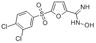 2-Furancarboximidamide, 5-((3,4-dichlorophenyl)sulfonyl)-N-hydroxy- CAS#: 75745-96-9