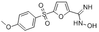 2-Furancarboximidamide, N-hydroxy-5-((4-methoxyphenyl)sulfonyl)- CAS#: 75745-73-2