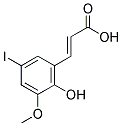 2-HYDROXY-5-IODO-3-METHOXYCINNAMIC ACID CAS#: 773130-44-2