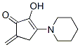 2-Hydroxy-5-methylene-3-(1-piperidinyl)-2-cyclopenten-1-one CAS#: 72765-50-5