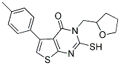2-MERCAPTO-5-(4-METHYLPHENYL)-3-(TETRAHYDROFURAN-2-YLMETHYL)THIENO[2,3-D]PYRIMIDIN-4(3H)-ONE CAS#: 793716-03-7