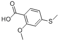 2-METHOXY-4-(METHYLTHIO)BENZOIC ACID, 96 CAS#: 72856-73-6
