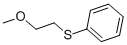 2-METHOXYETHYL PHENYL SULFIDE CAS#: 77298-24-9