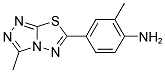2-METHYL-4-(3-METHYL-[1,2,4]TRIAZOLO-[3,4-B][1,3,4]THIADIAZOL-6-YL)-PHENYLAMINE CAS#: 712292-64-3